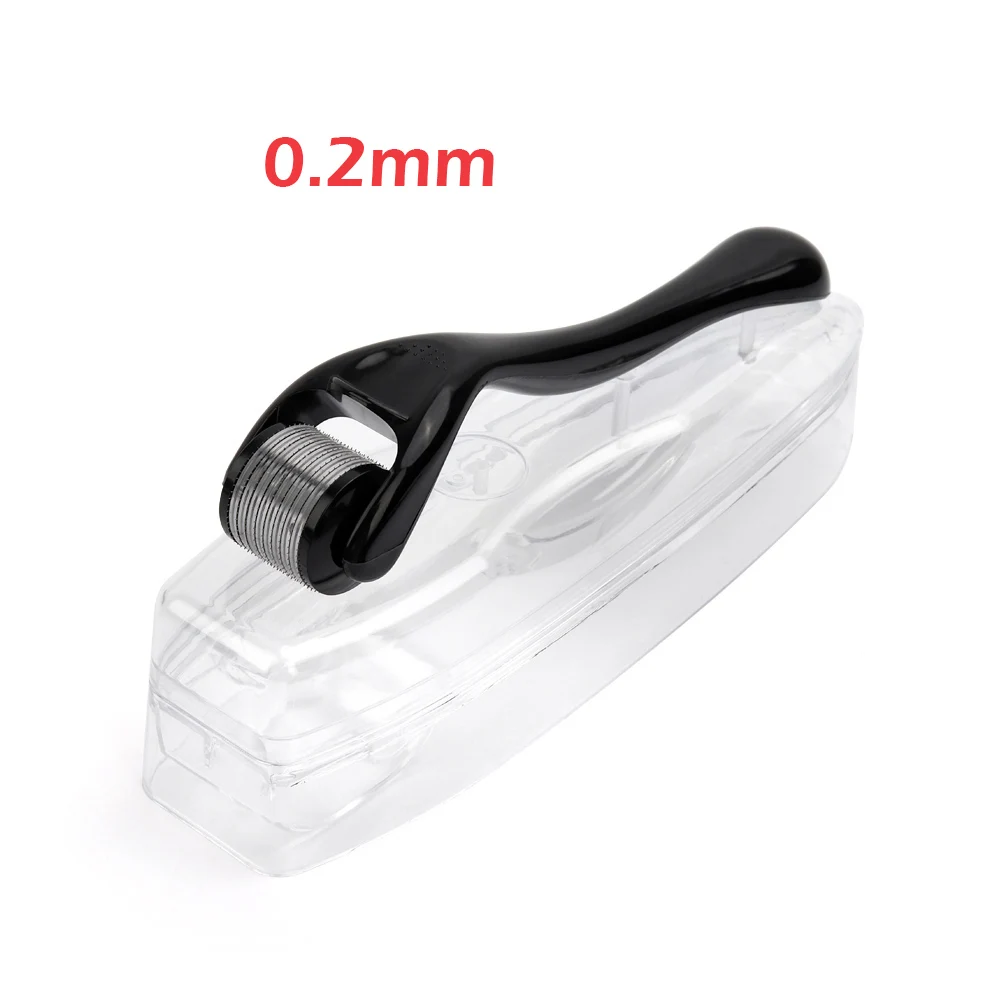 0.2mm clear DRS 540 Дерма ролик 0,2/0,25 титановые иглы мезороллер микро-иглы ролик для ухода за кожей лечение выпадения волос ежедневный уход - Цвет: 0.2mm clear
