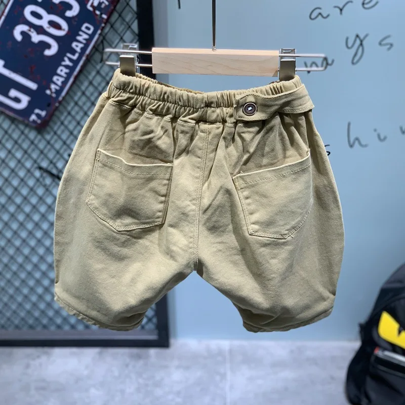 BOY'S Versatile Summer New Style Korean-style Wallet Big Ass 5 Pants Zhy838