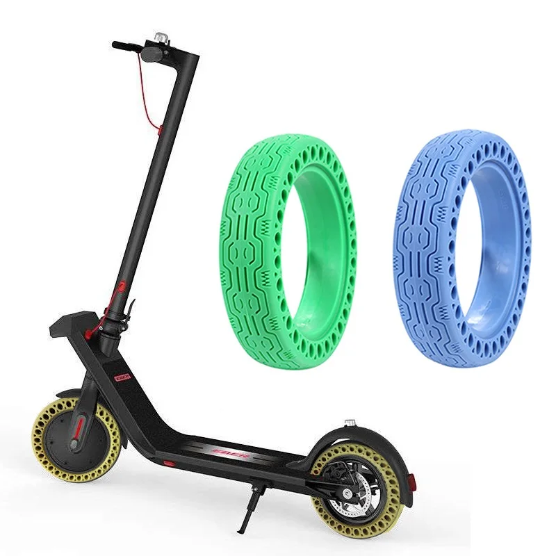 Electric Scooter Solid Tires Shock Absorber Hollow Tire Wheel