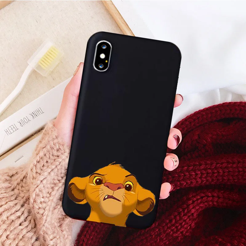 -6 Милый Король Лев Simba Nala силиконовый чехол для телефона чехол для IPhone X 7 8 6s Plus XS MAX XR 11 Pro Max чехол - Цвет: -6