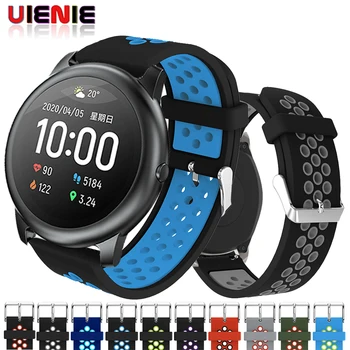 

High Quality Silicone WrisStrap For Xiaomi haylou solar ls05 Smart watchStrap For Huawei Watch GT 2 46mm Bracelet Correa band