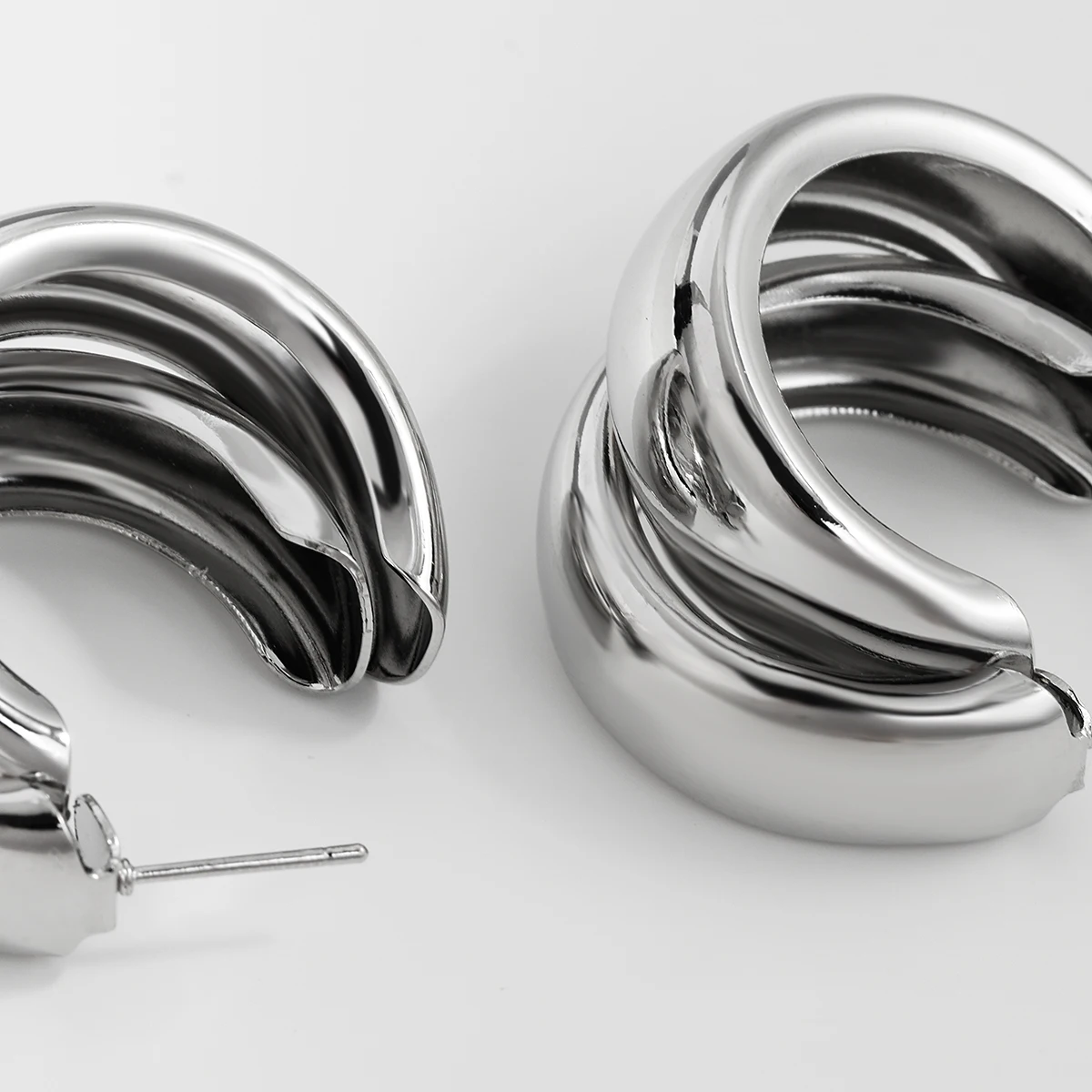 AENSOA-pendientes de aro geométricos para mujer, aretes redondos, Color dorado, Estilo Vintage, fiesta de boda, joyería 2022