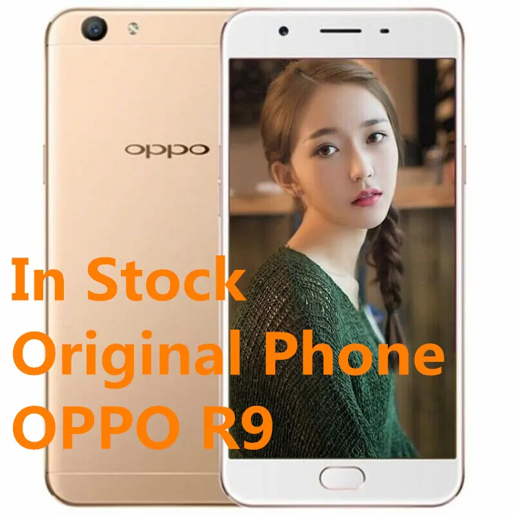New Original Oppo R9 4G LTE Mobile Phone Android 5.1 5.5" IPS 1920x1080 MTK6755 Octa Core 4G RAM 64G ROM 16.0MP Fingerprint