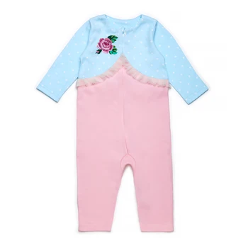 

Jumpsuit decorated рюшкой, sky blue