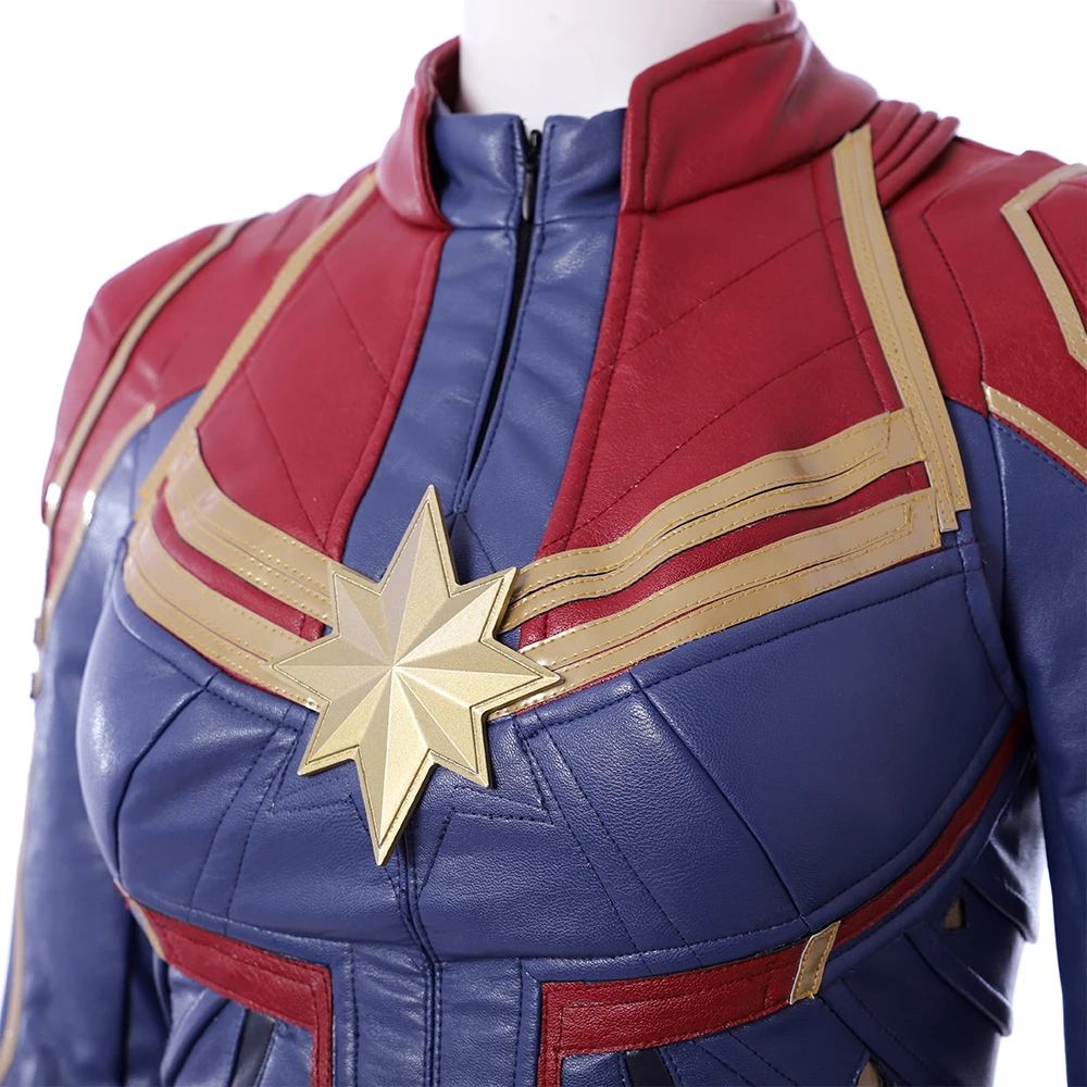 Капитан Марвел Косплей Carol Danvers одежда на Хэллоуин, костюмы для женщин Ms. Marvel Cos вечерние комикс для взрослых полный комплект