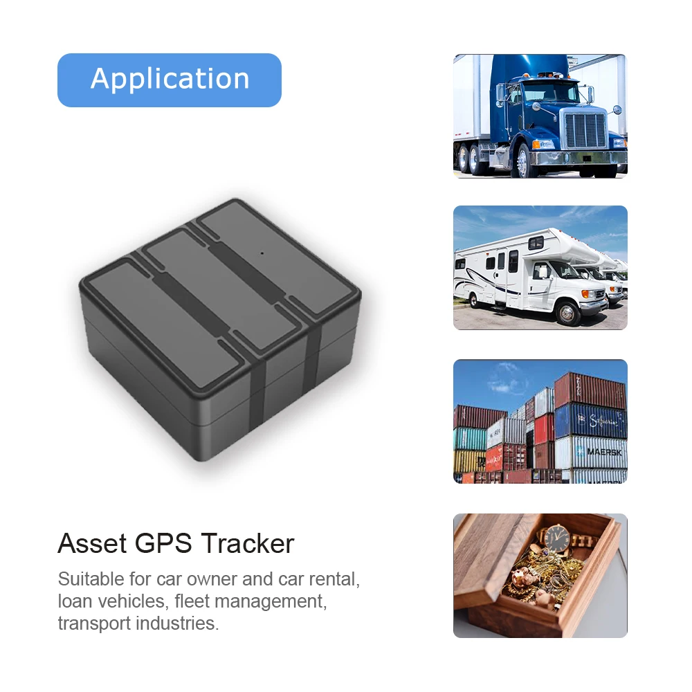 4G Asset GPS Tracker Low-Battery Alarm Electronic Fence Portable Device Car Accessories GPS Tracking Device
