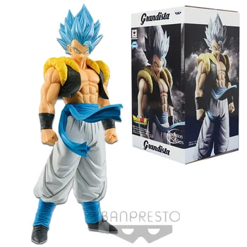 

SpotOriginal Banpresto Dragon ball Z DBZ ULTIMATE SOLDIERS Grandista Gros Blue God Gogeta PVC Figure Toys Figurals