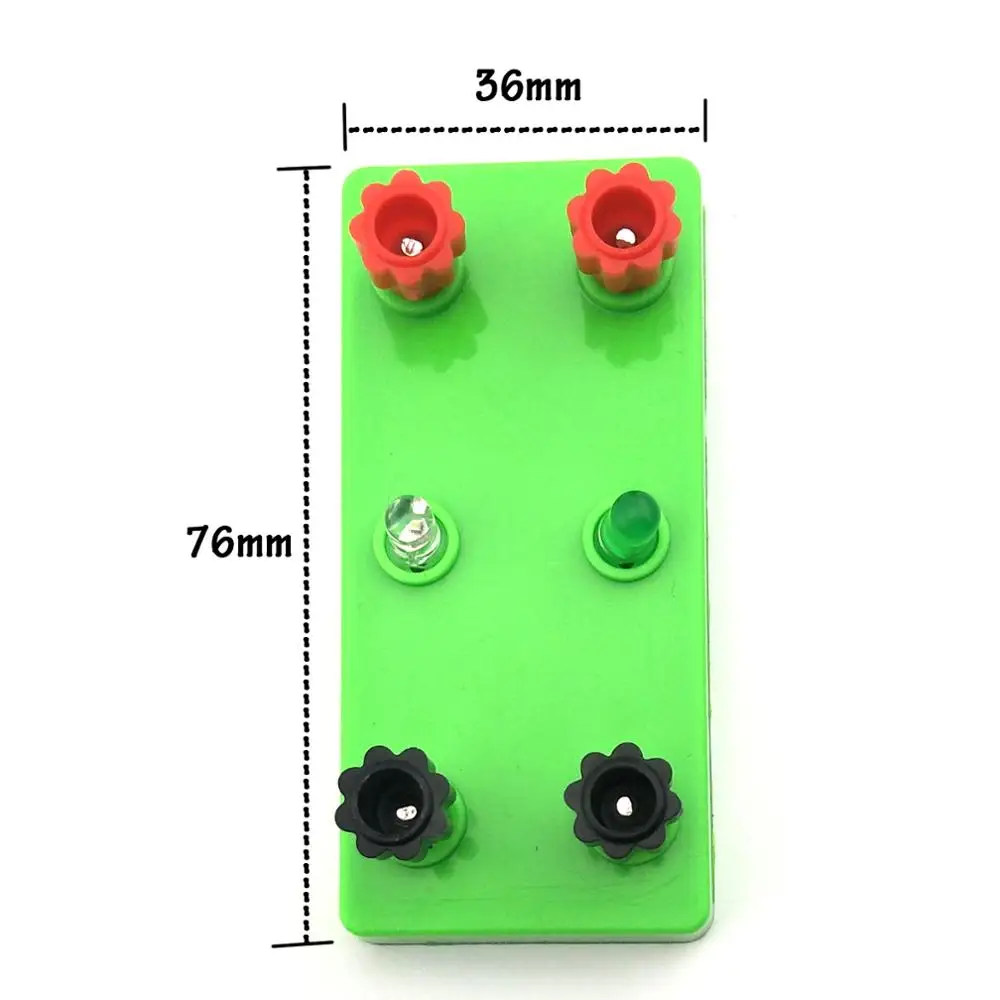 physical experiment equipment for Electrical experiment accessories Light-emitting diode (LED) physical electromagnetic - 4