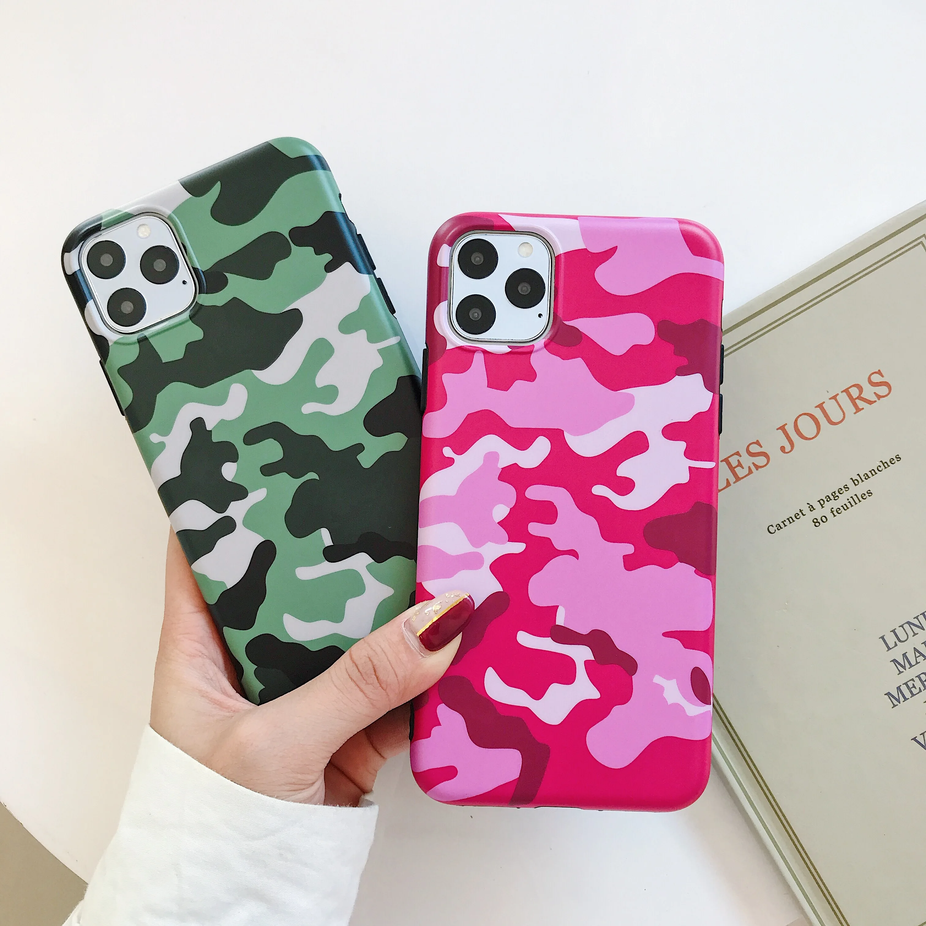 Защитный камуфляжный чехол для телефона iphone 11 11Pro Max чехлы iPhone XR X XS 6 6S 7 8 Plus мягкий