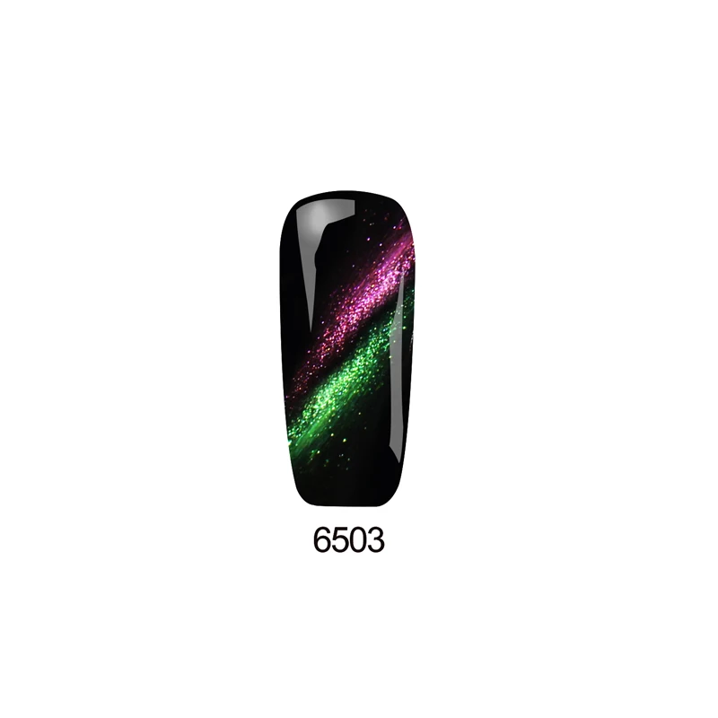 Docaty Uv and Led Permanent Enamels Hybrid Lacquer Cat's Eye Gel Varnish Primer for Nails for A Manicure Soak Off Gel Polish - Цвет: 6503