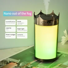 

Car Air Humidifier Colorful LED Night Light Air Humidifier Wireless Air Humidifier 800mAh Battery Rechargeable Humidifier