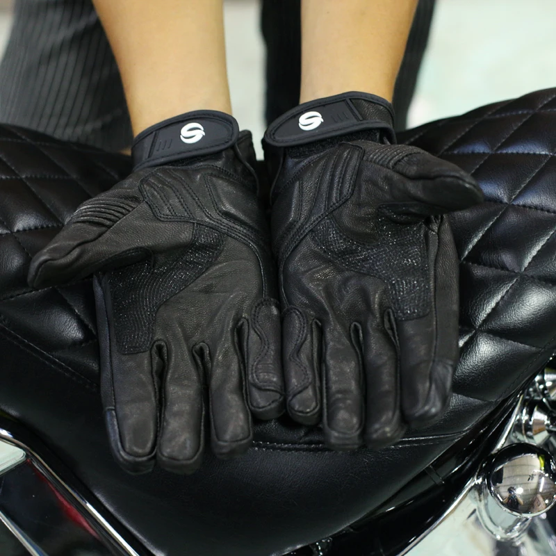 Motorcycle Star Knight Motorcycle Gloves Racing Shatter-resistant Breathable Men's Leather Gloves