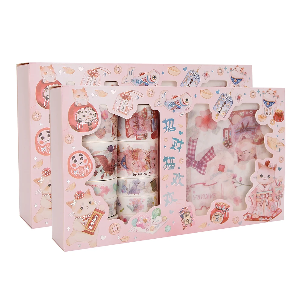 Украшение для скрапбукинга 2 коробки васи лента стикер набор журнал Скрапбукинг