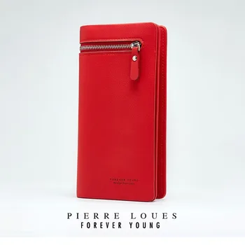 

2020 New Women's Wallet Women's Money Korean-Style Solid Color Large-Capacity Wallet