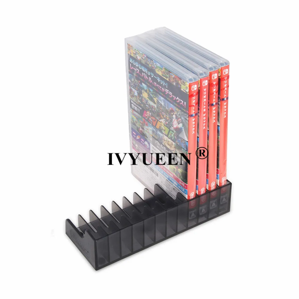 for Nintend switch lite console game card boxes storage stand 06