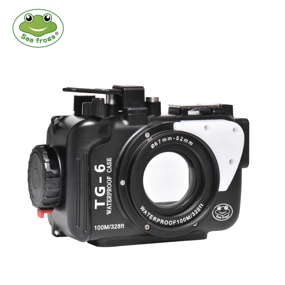 100M Underwater Camera Case For Olympus TG-6 TG6 Aluminum Alloy 2019 Newest Waterproof Housing Protectiver Cover 1pcs | Мобильные