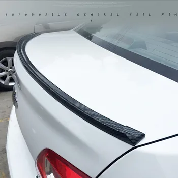 

Universal 1.5 Meters Rubber Carbon Fiber Auto Car Rear Spoiler Trunk lip Wing Car Boky kit Trim for BMW Audi Infinit Q50 Q60 G37