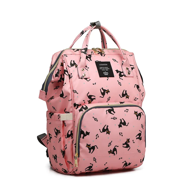 

LEQUEEN Diaper Bag Multi-Function Large Capacity Handbag Backpack out Portable Mother's Bag Wholesale