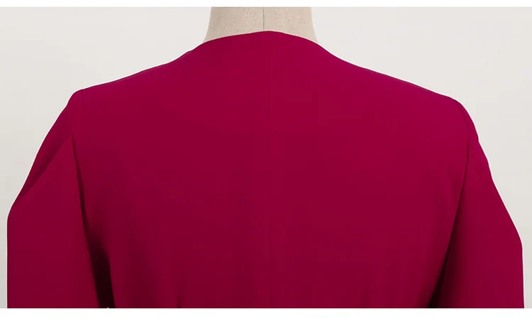 New Autumn Red Lady Fashion V-neck Office Work Elegant Two Piece Set Women Pant Suit High Quality With Sashes Casual