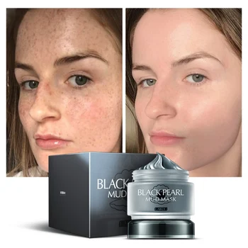 

Natural Moisturizing Remove Blackheads Shrinking Pores Firming Skin Face Mask Mud Face Skin Care Black Pearl Mud Mask