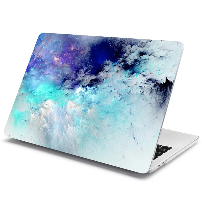 J198 Мраморный чехол для MacBook Pro Air 13 15 дюймов touch bar A2159 A1932 A1706 A1990 жесткий чехол с бесплатным подарком - Цвет: J198
