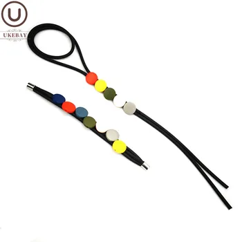 

UKEBAY New Multicolor Jewelry Set Women Charm Bracelet And Necklaces Handmade Designer Jewelry Wedding Accessories Travel Gifts