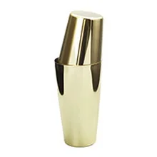 Бар шейкер бармен Бостон прочный Нержавеющая сталь легко чистить Медь покрытие Профессиональное освещение Вес