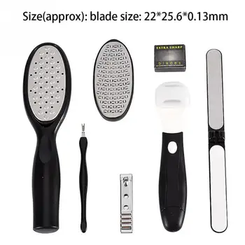 

7 In 1Nail Clipper Multi-Purpose Callus Remover Foot File Set Dead Hard Skin Manicure Foot Care File Set Dead Hard Skin Callus