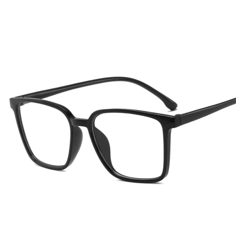 Oulylan квадратные оправы для очков, женские прозрачные оптические очки, модные поддельные очки, оправы для очков по рецепту - Цвет оправы: BLACK