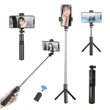 Aliexpress - 3 In 1 Extendable Selfie Stick With Bluetooth Remote Shutter Handheld Monopod Stick Tripod For iPhone Huawei Xiaomi Mobile Phone