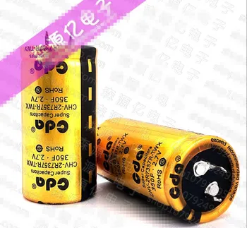 

2PCS 2.7V350F CDA gold capacitor 2.7V500F 30 * 62