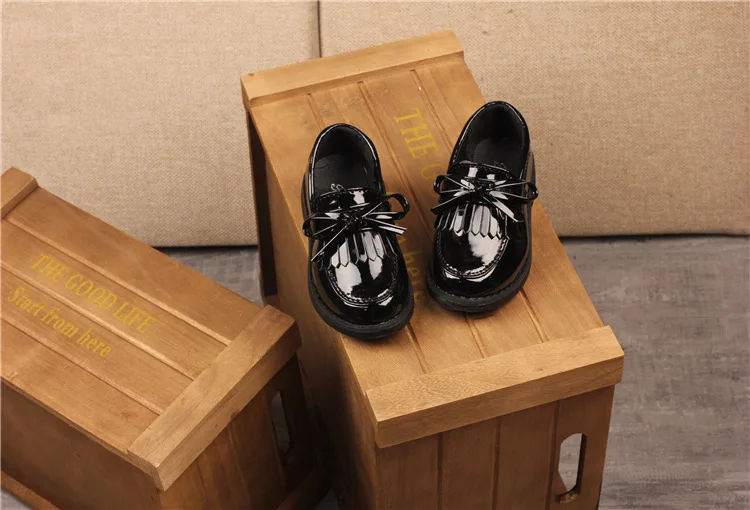 Черный Детская спортивная обувь Chaussure Enfant повседневная обувь для девочек и мальчиков осенне-весенние леопардовые корейские дышащие кроссовки на плоской подошве для малышей - Цвет: Черный
