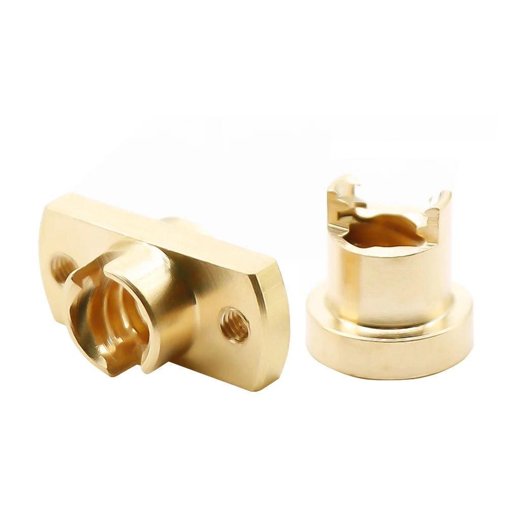 T8 Anti Backlash Spring Loaded Nut Brass Elimination Gap Nut Used To Upgrade Ender 3 CR-10 T8 Lead Screw DIY CNC 3D Printer lead screw rod