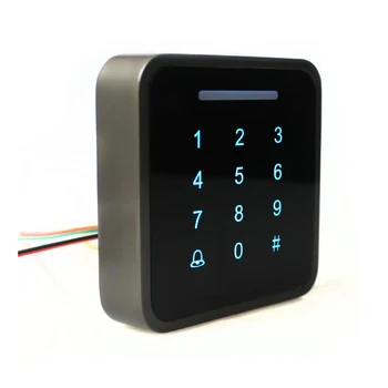 

Keypad & Metal Case LED backlight 125KHZ/13.56MHZ RFID+password waterproof access control system