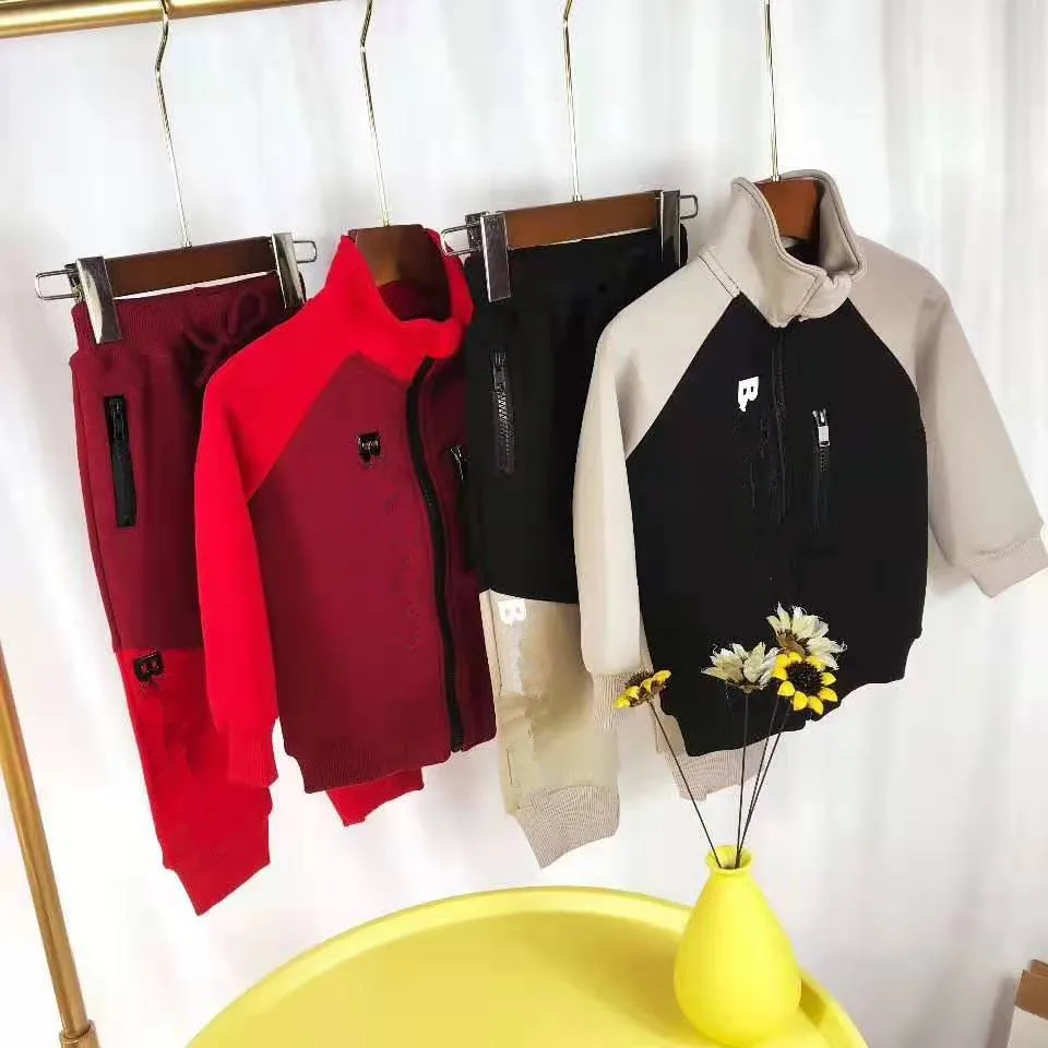 

Spring and autumn children's Leisure sports suit kid's fashion set