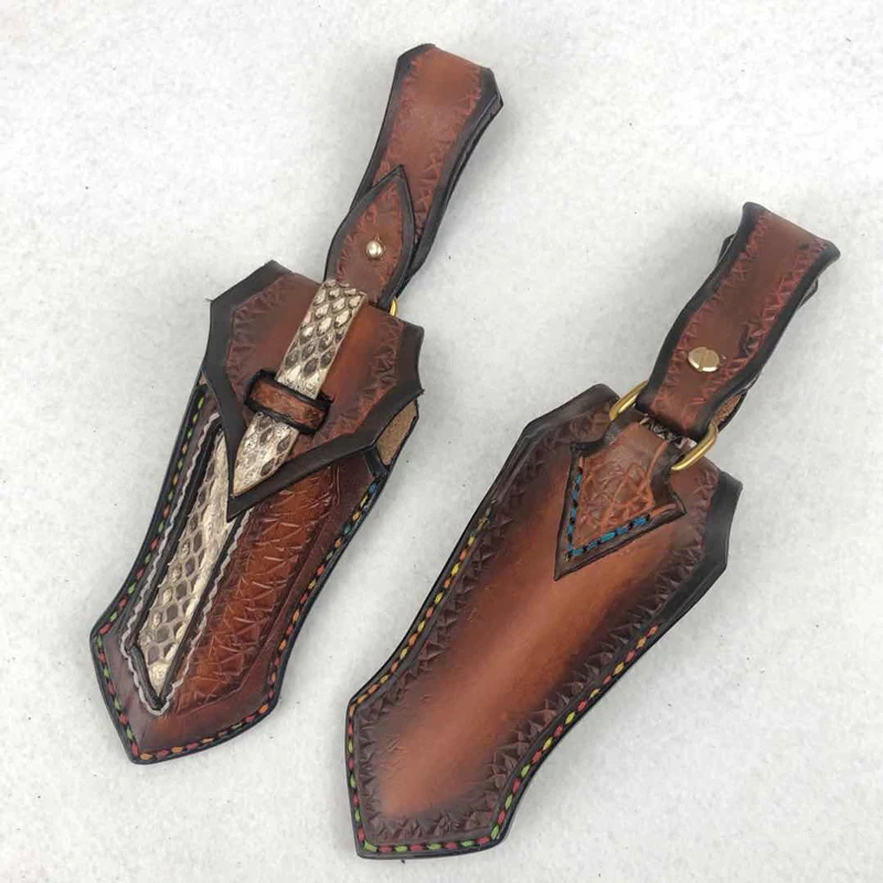 

Leather scabbard belt scabbard knife bag knife bag holster knife holster portable tool equipment tool accessories