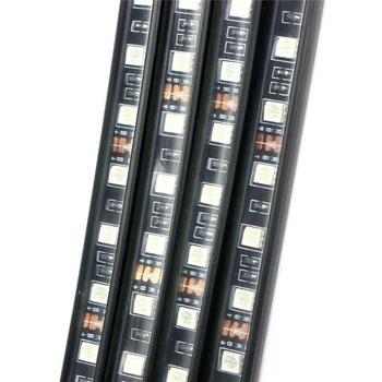 

RGB LED Strip 4Pcs Super bright Waterproof Sound activation Accessories