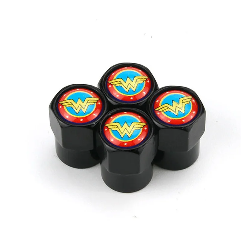 

4pcs/set of Automobile Universal Tire Valve Cover, Copper Chrome Plated Smile Face Valve Core Cap, Dustproof and Airproof