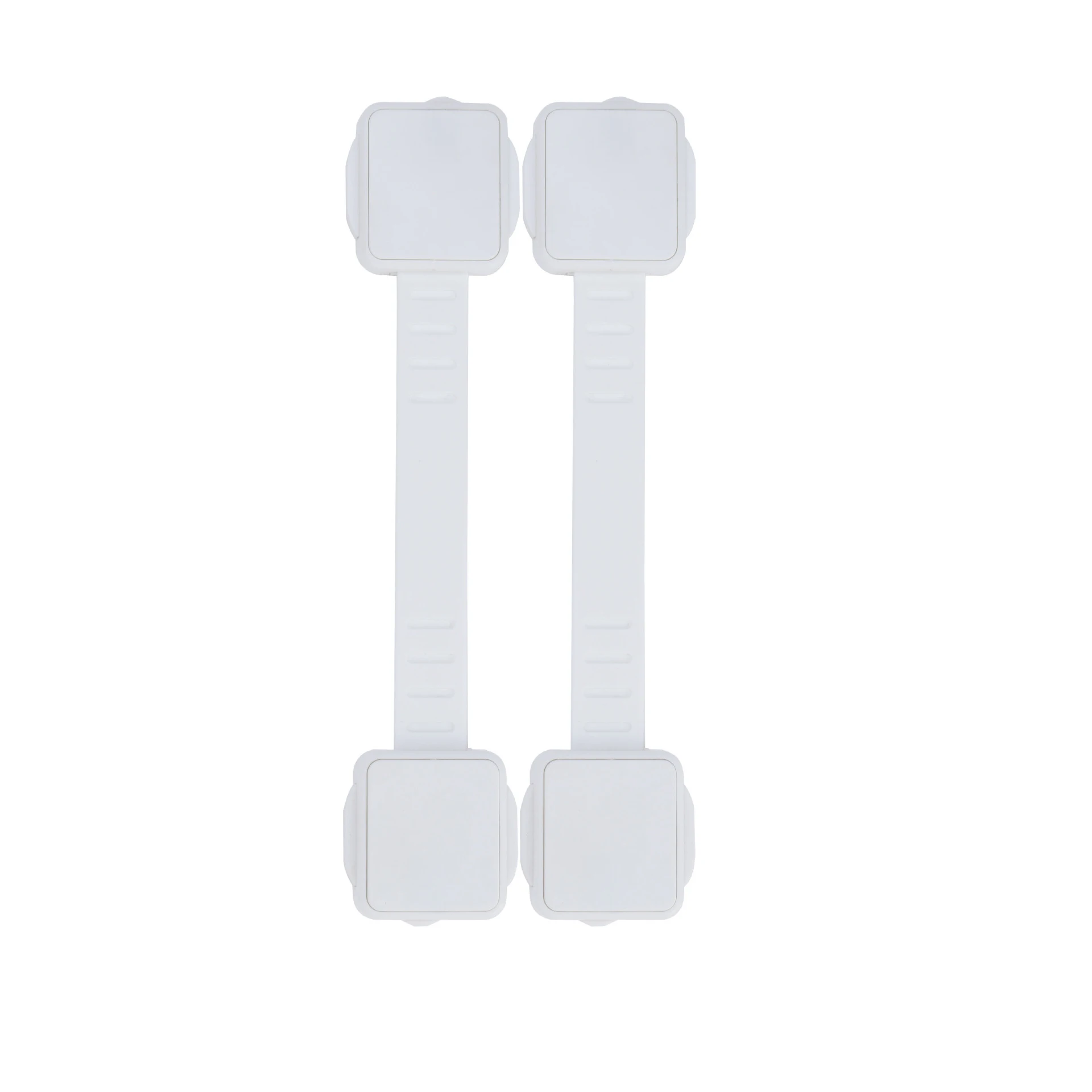 2 Pcs White Защита от детей замок с регулируемым размером(Национальной ассоциации пожарной безопасности дверной замок Многофункциональный ящика для детей безопасности замок с двойным концом разблокировать 2/6 шт - Цвет: 2 Pcs White