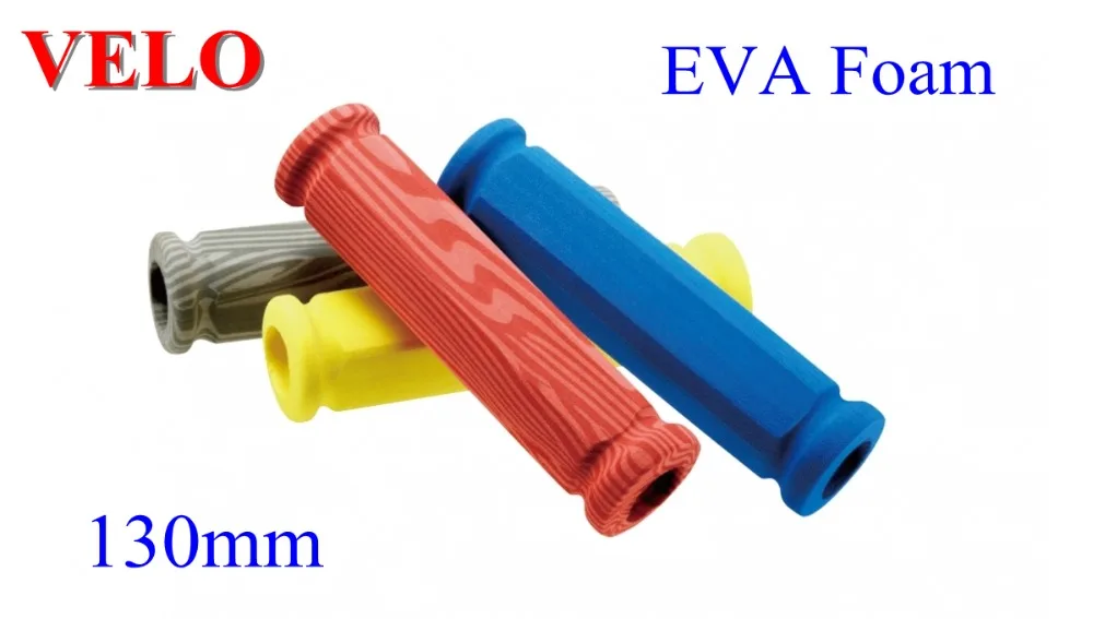 VELO VLG-075A-2A MTB Bike Mountain Handlebar Bar Ends 130mm EVA Foam Bicycle Parts FOURIERS Agent | Спорт и развлечения