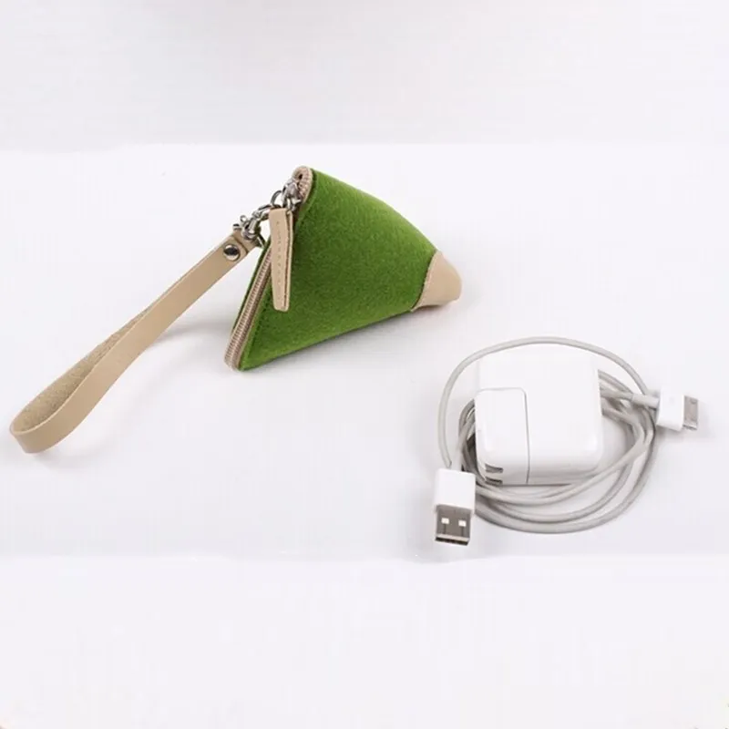 

Advertisement Personalized & Creative Retro Rice Dumpling Purse Women's Mini Felt Art South Korea Cute Coin Key