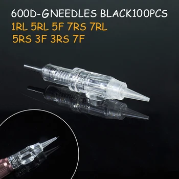 

Cartridge Tattoo Needles RL RS F Disposable Tattoo Needles Eyebrow Permanent Makeup Needles 100pcs For Cartridge Machines Grip