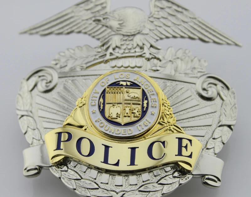 LAPD город полицейских из Лос-Анжелеса основал 1781-кокарды-Реплика Фильма Prop