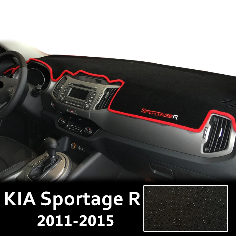 Чехлы на приборную панель автомобиля коврик для KIA Sportage R 2011 2012 2013 LHD тент ковер подушка протектор интерьерные аксессуары