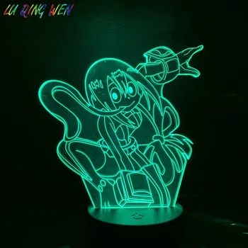 

Cool Kids Led Night Light Anime My Hero Academia Froppy Nightlight for Child Bedroom luminaria Girl Led Night Lamp Frog Manga