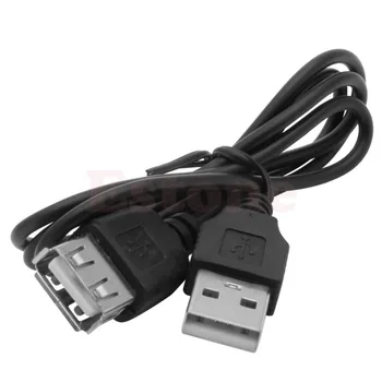 

Black USB 2.0 Male to Female Extension Extend Cable Cord New
