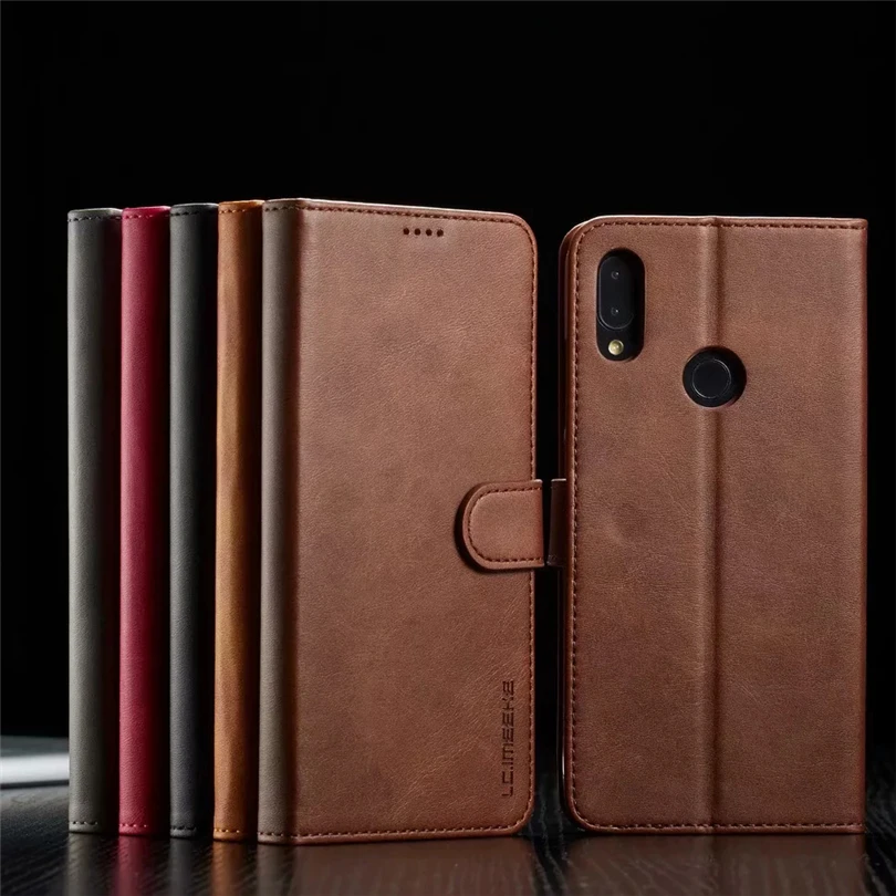 Чехол-Кошелек из ТПУ для Xiaomi Redmi 7 7A Note 7 Pro, роскошный магнит кожаный чехол для Redmi Note 7, полный защитный чехол 360