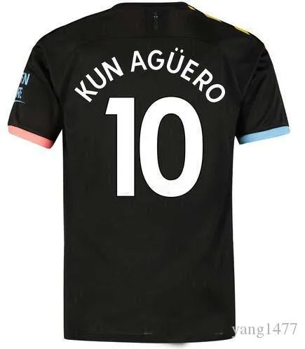 19 20 Горячая Распродажа manchesting город для взрослых Футбол Джерси DE BRUYNE KUN AGUERO G. JESUS SANE Манчестерский город Размер S-4XL Джерси - Цвет: shirt