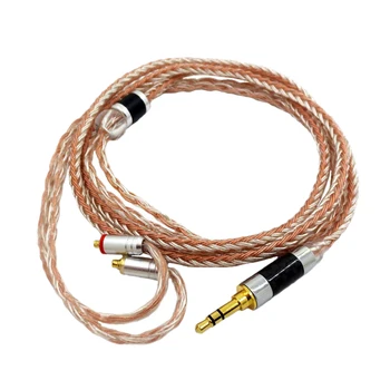 

MMCX Audio Cable 16 Core Hybrid for SHURE SE535 N3AP Headphones Upgrade for HiFi Headphone(3.5mm Plug)