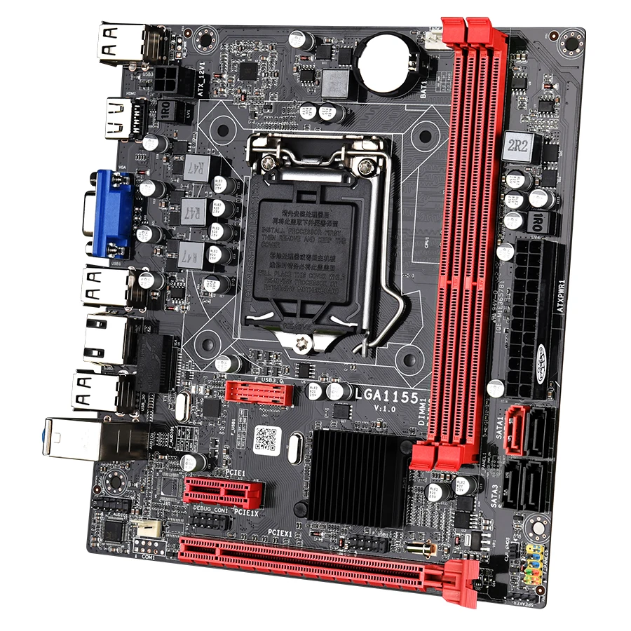 Kllisre B75 настольная материнская плата LGA1155 для i3 i5 i7 процессор поддержка ddr3 памяти